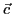 $\vec{c}$